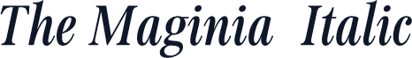 The Maginia  Italic