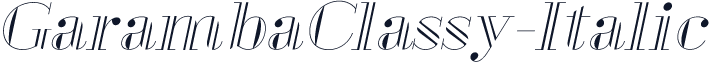 GarambaClassy-Italic