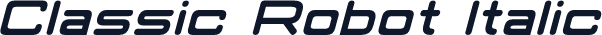 Classic Robot Italic