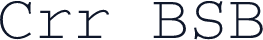 Crr BSB