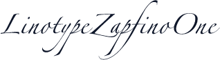LinotypeZapfinoOne