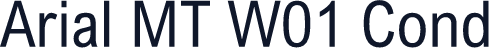 Arial MT W01 Cond