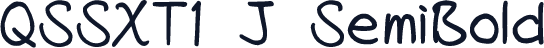 QSSXT1 J SemiBold