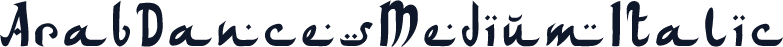 ArabDancesMediumItalic