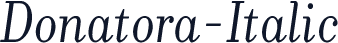 Donatora-Italic