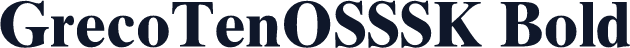 GrecoTenOSSSK Bold