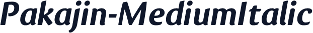 Pakajin-MediumItalic