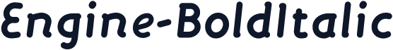 Engine-BoldItalic