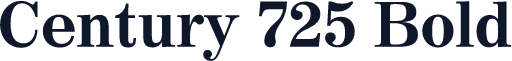 Century 725 Bold