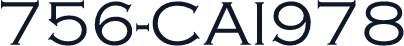 756-CAI978