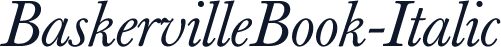 BaskervilleBook-Italic
