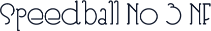 Speedball No 3 NF