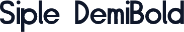 Siple DemiBold