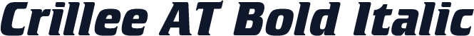 Crillee AT Bold Italic