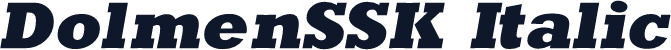 DolmenSSK Italic