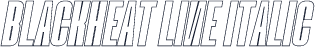Blackheat Line Italic