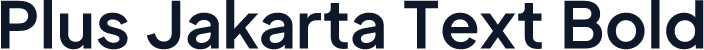Plus Jakarta Text Bold
