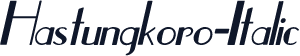 Hastungkoro-Italic