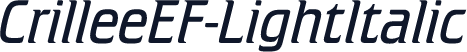 CrilleeEF-LightItalic