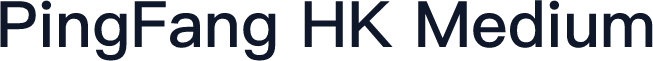 PingFang HK Medium
