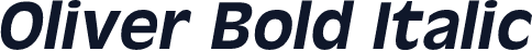 Oliver Bold Italic