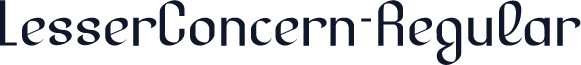 LesserConcern-Regular