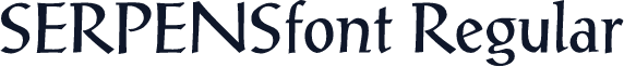 SERPENSfont Regular