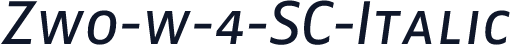 Zwo-w-4-SC-Italic