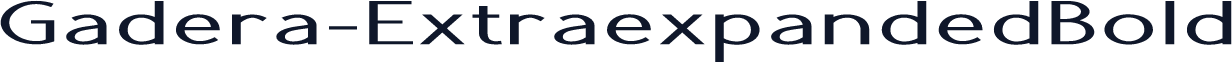 Gadera-ExtraexpandedBold