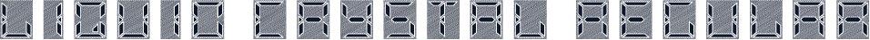 Liquid Crystal Regular