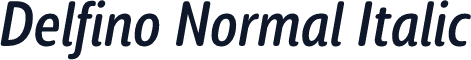 Delfino Normal Italic