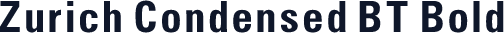 Zurich Condensed BT Bold