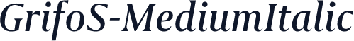 GrifoS-MediumItalic