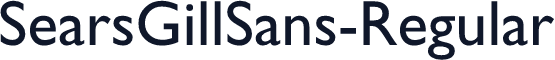SearsGillSans-Regular