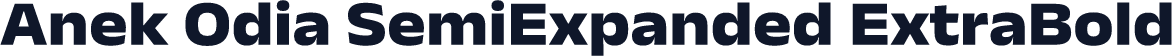 Anek Odia SemiExpanded ExtraBold