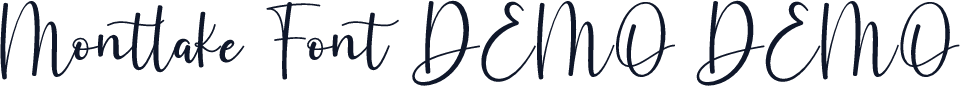 Montlake Font DEMO DEMO