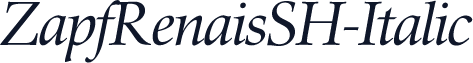 ZapfRenaisSH-Italic