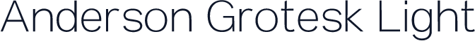 Anderson Grotesk Light