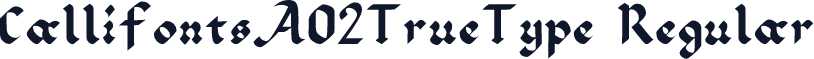 CallifontsA02TrueType Regular