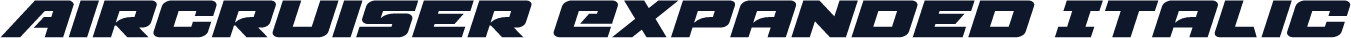 Aircruiser Expanded Italic