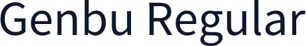 Genbu Regular