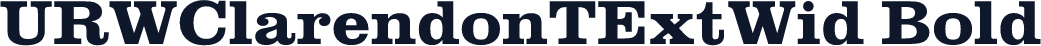 URWClarendonTExtWid Bold
