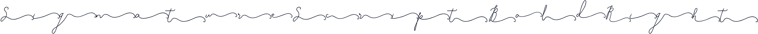SignatureScriptBoldRight