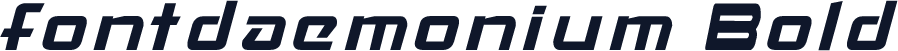 fontdaemonium Bold