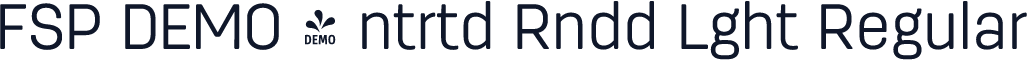FSP DEMO - ntrtd Rndd Lght Regular