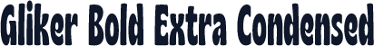 Gliker Bold Extra Condensed