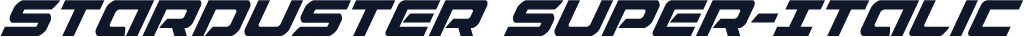Starduster Super-Italic
