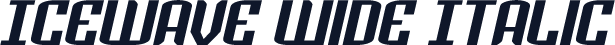 Icewave Wide Italic