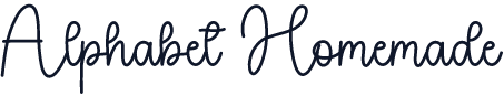 Alphabet Homemade
