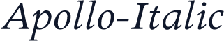 Apollo-Italic